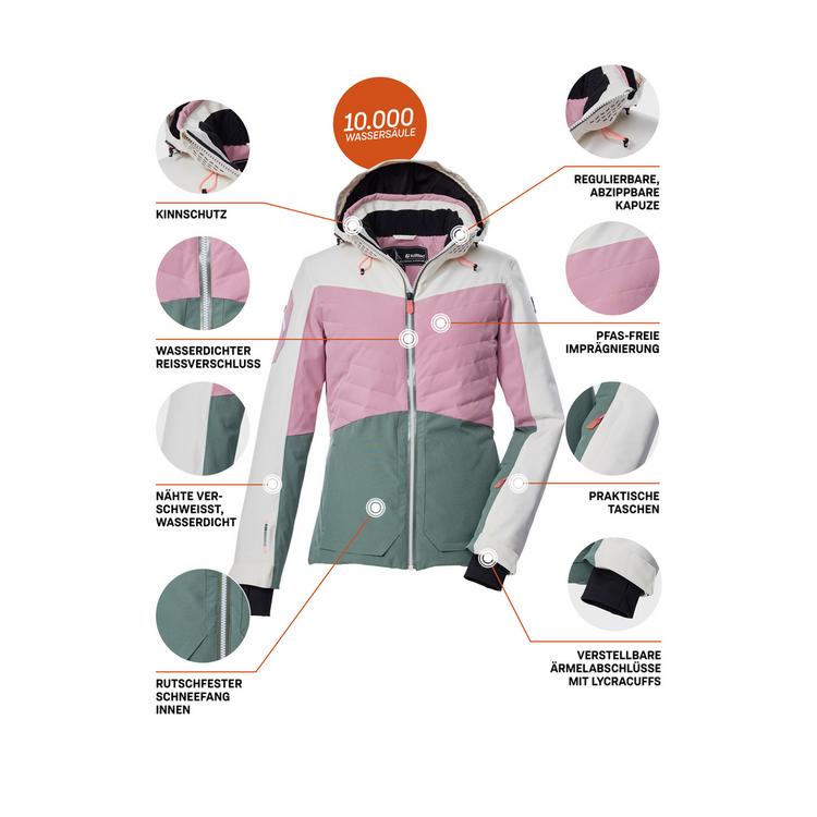 KILLTEC KILLTEC Skijacke Damen - Rot451 - 4 | SportScheck