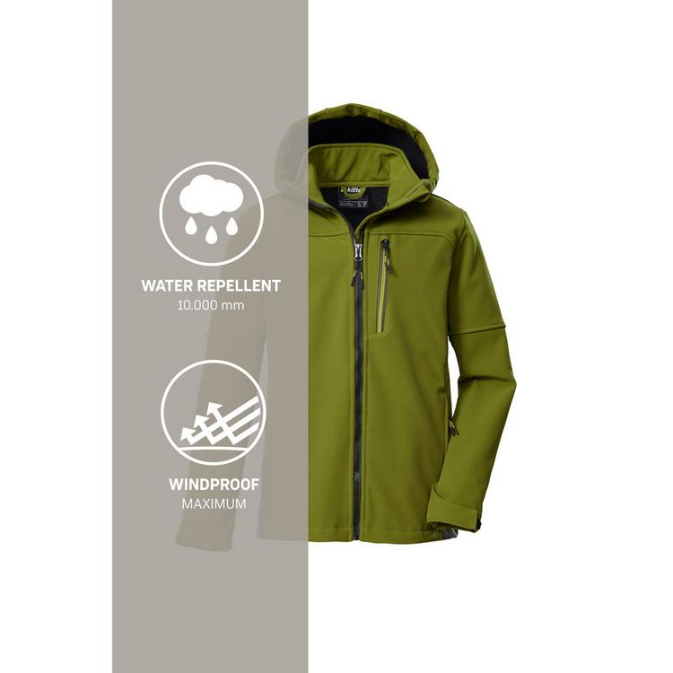 KILLTEC KILLTEC Softshelljacke Kinder - Khaki - 4 | SportScheck