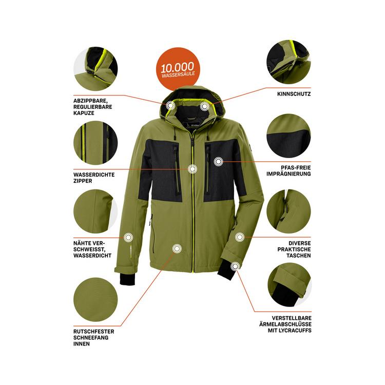 KILLTEC KILLTEC Skijacke Herren - Gr&uuml;n2058 - 3 | SportScheck