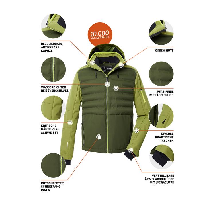 KILLTEC KILLTEC Skijacke Herren - Gr&uuml;n2021 - 5 | SportScheck