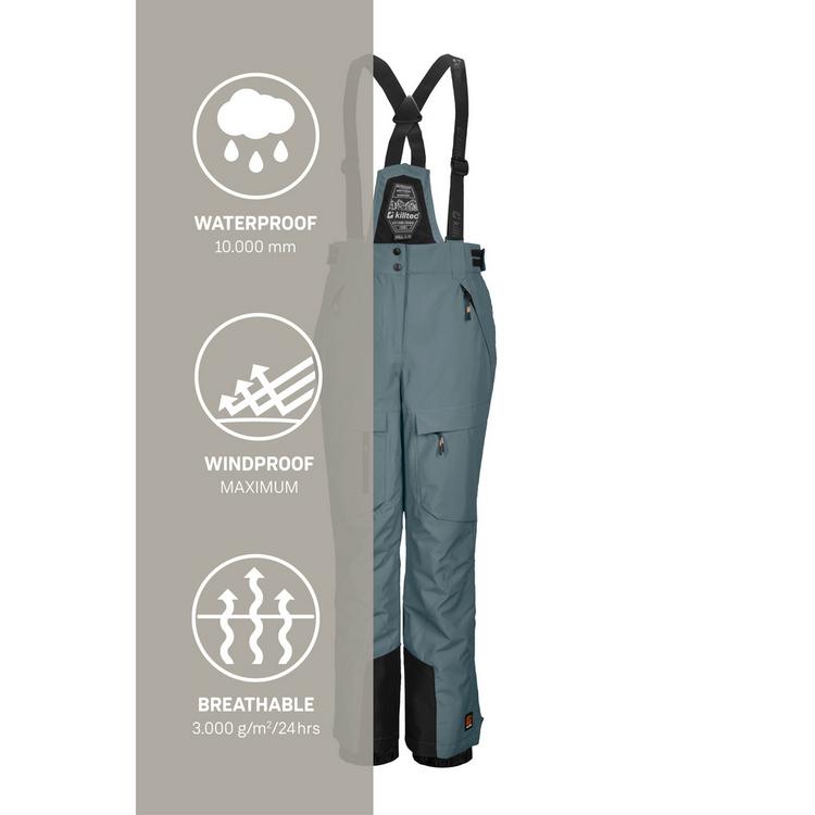 KILLTEC KILLTEC Skihose Kinder - Rauchblau - 4 | SportScheck