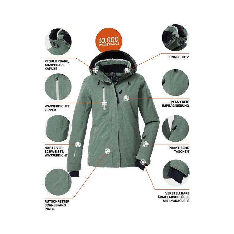 KILLTEC KILLTEC Skijacke Damen - Gr&uuml;n2048 - 4 | SportScheck