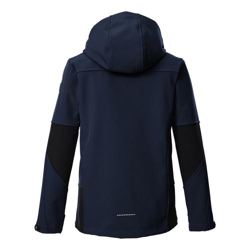 Rückansicht von KILLTEC Softshelljacke Kinder Blau3023