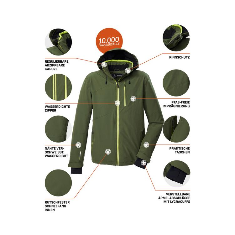 KILLTEC KILLTEC KSW 24 MN SKI JCKT Skijacke Herren - Gr&uuml;n2021 - 4 | SportScheck