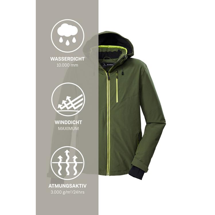 KILLTEC KILLTEC KSW 24 MN SKI JCKT Skijacke Herren - Gr&uuml;n2021 - 5 | SportScheck