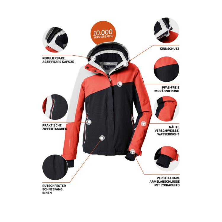 KILLTEC KILLTEC Skijacke Damen - Orange5039 - 3 | SportScheck