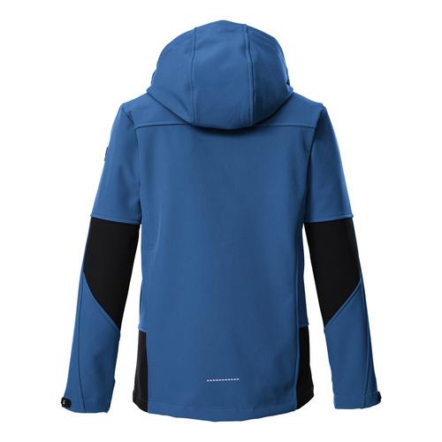 Rückansicht von KILLTEC Softshelljacke Kinder Azurblau284