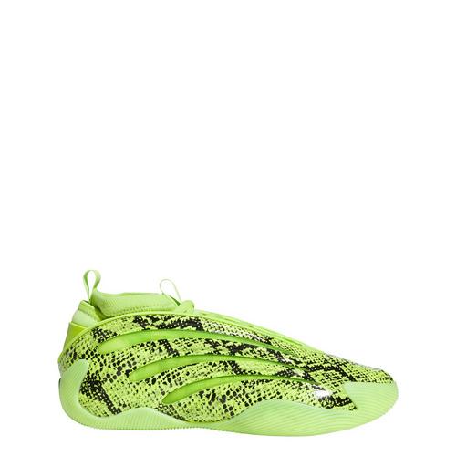 Rückansicht von adidas Harden Volume 9 Schuh Basketballschuhe Solar Slime / Core Black / Solar Slime