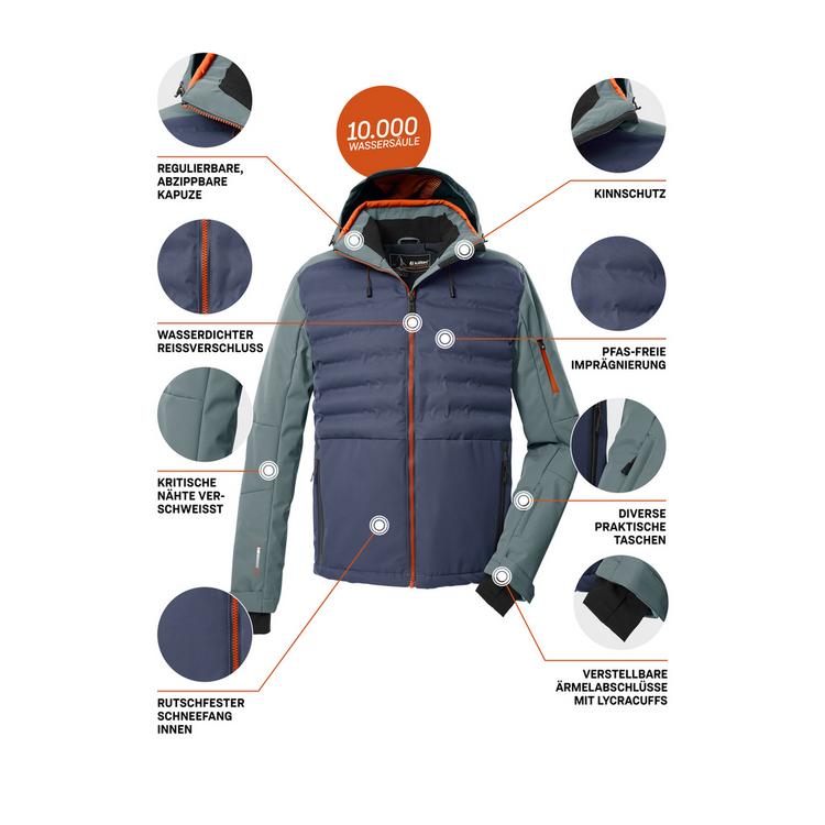 KILLTEC KILLTEC Skijacke Herren - Blau3023 - 3 | SportScheck