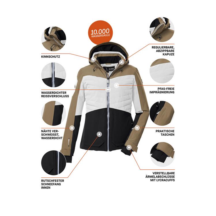 KILLTEC KILLTEC Skijacke Damen - Wei&szlig;951 - 4 | SportScheck