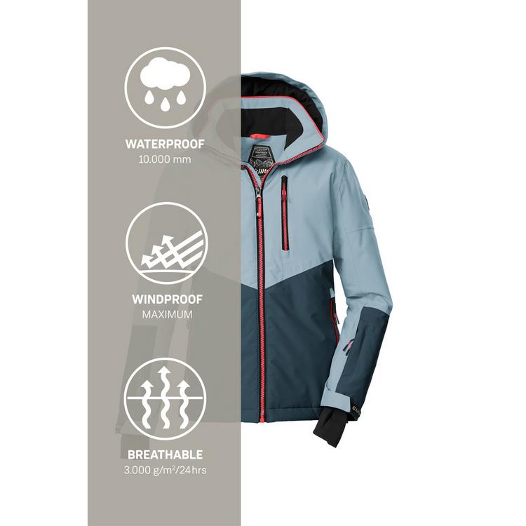 KILLTEC KILLTEC Skijacke Kinder - Hellblau - 4 | SportScheck