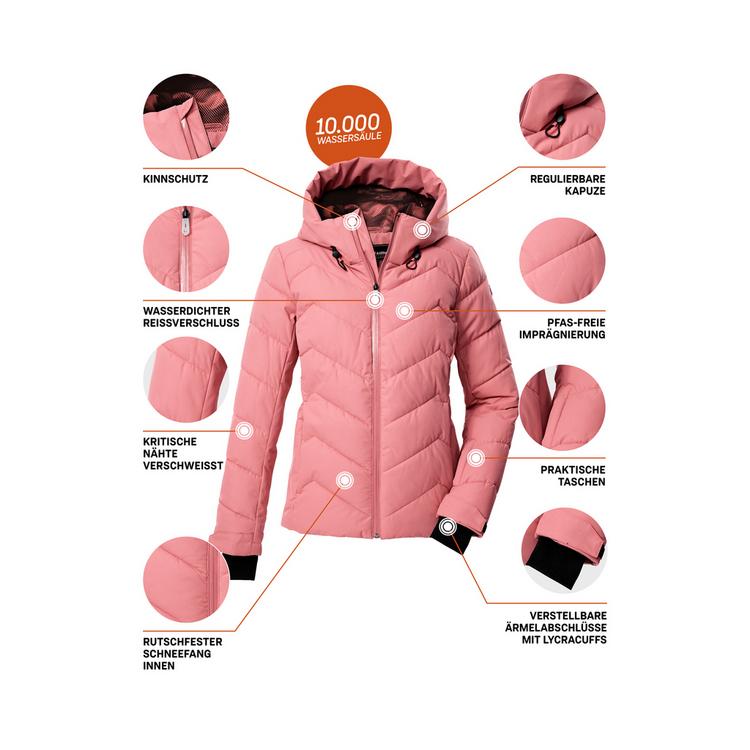 KILLTEC KILLTEC Skijacke Damen - Pink4714 - 3 | SportScheck