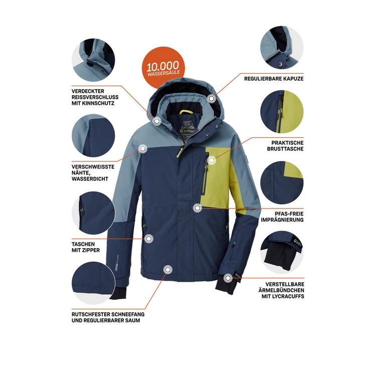 KILLTEC KILLTEC Skijacke Kinder - Blau3023 - 3 | SportScheck