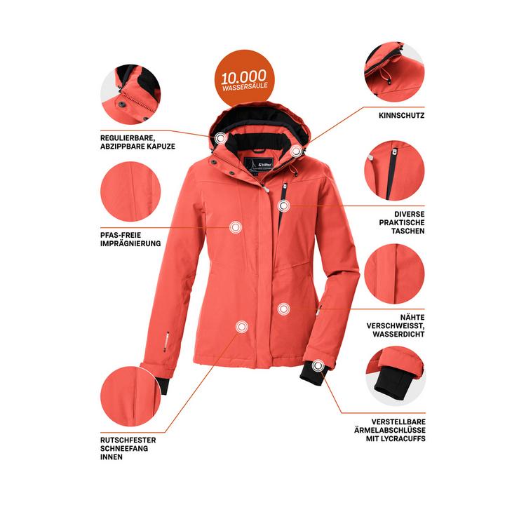 KILLTEC KILLTEC Skijacke Damen - Orange5039 - 3 | SportScheck