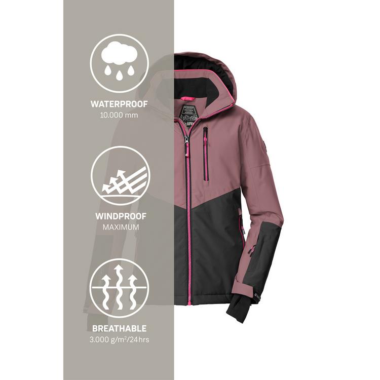 KILLTEC KILLTEC KSW 207 GRLS SKI JCKT Skijacke Kinder - Rose4015 - 4 | SportScheck