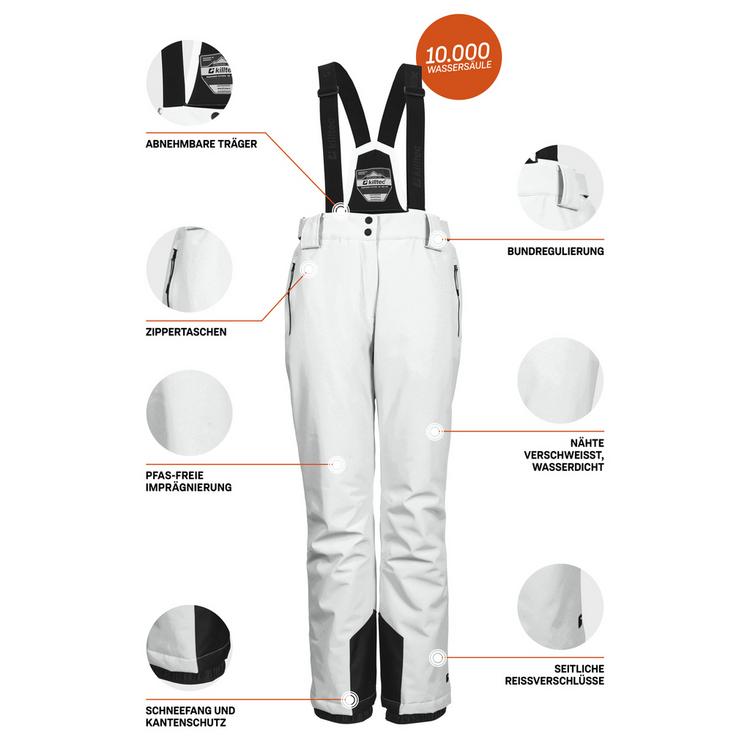 KILLTEC KILLTEC Skihose Damen - Wei&szlig;951 - 3 | SportScheck