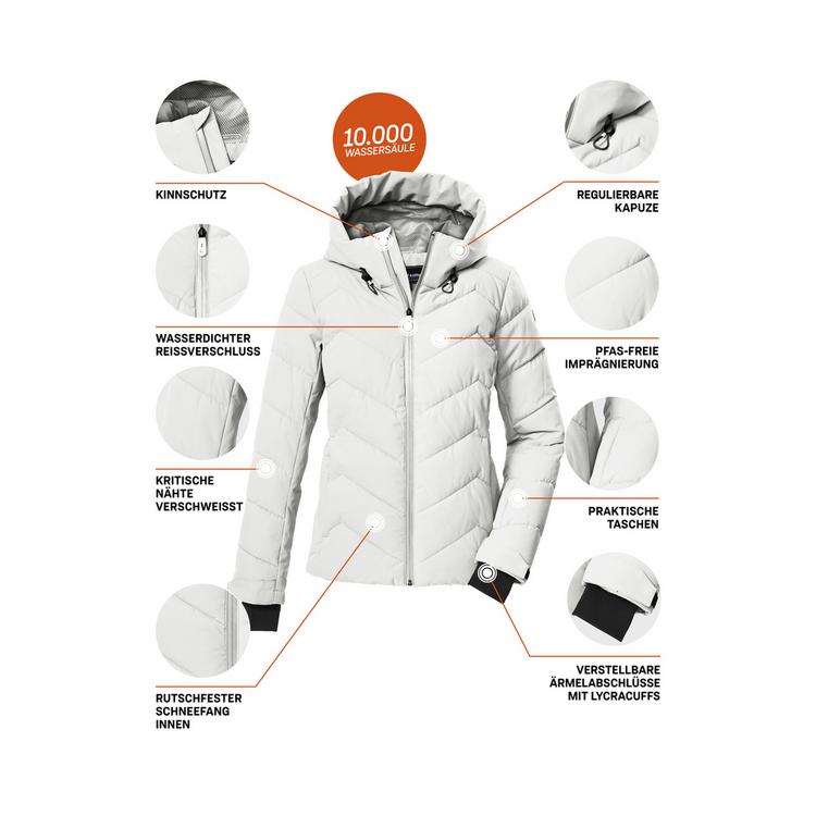 KILLTEC KILLTEC Skijacke Damen - Wei&szlig;951 - 3 | SportScheck