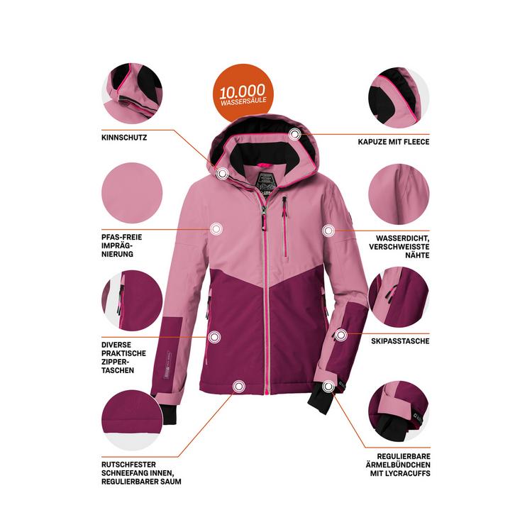 KILLTEC KILLTEC Skijacke Kinder - Rose4020 - 3 | SportScheck