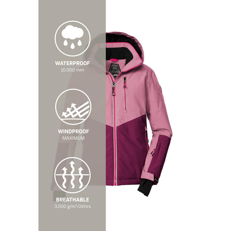 KILLTEC KILLTEC Skijacke Kinder - Rose4020 - 4 | SportScheck