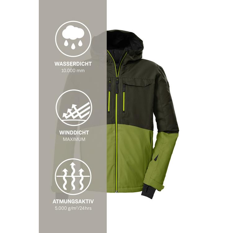 KILLTEC KILLTEC Skijacke Herren - Dunkeloliv111 - 4 | SportScheck