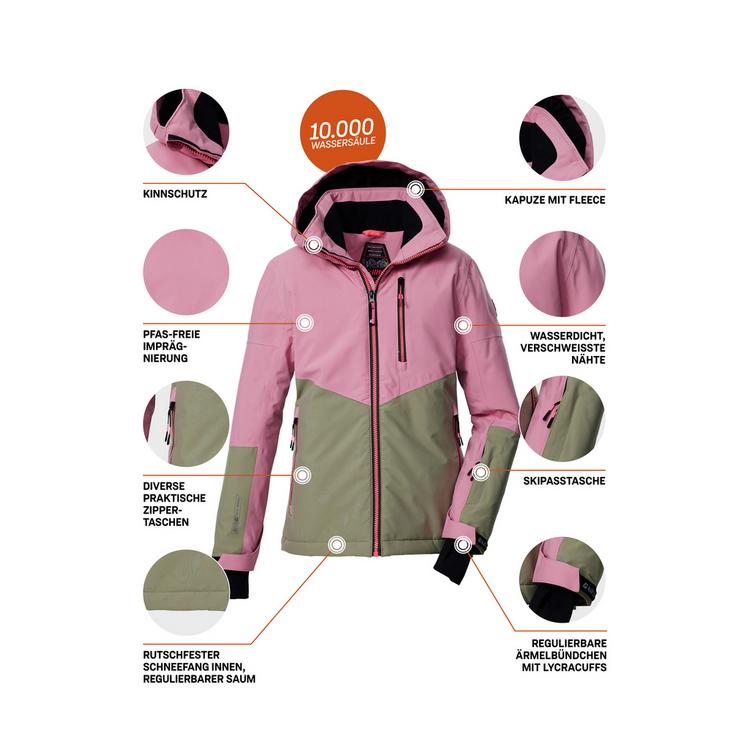 KILLTEC KILLTEC Skijacke Kinder - Rose4039 - 3 | SportScheck