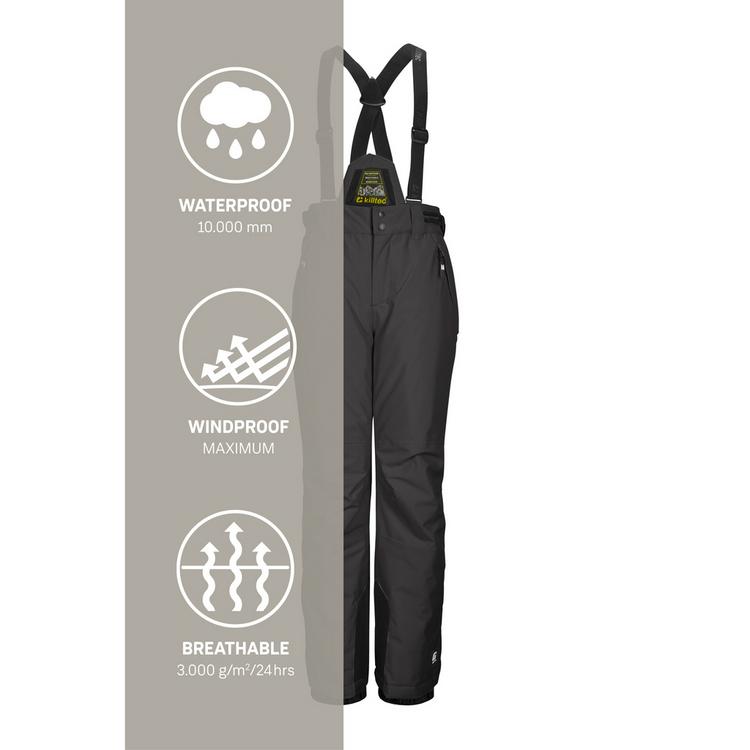 KILLTEC KILLTEC Skihose Kinder - Steingrau071 - 4 | SportScheck