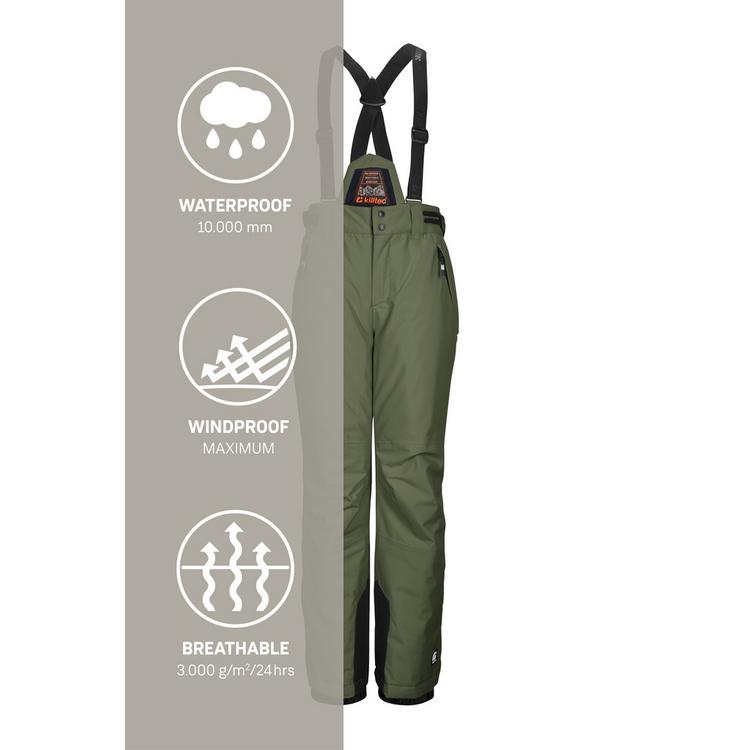 KILLTEC KILLTEC Skihose Kinder - Oliv101 - 4 | SportScheck