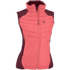 Maul Sport Sardona Ultra Steppweste Hyb Outdoorweste Damen Rot4581