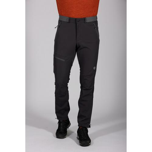 Rückansicht von Maul Sport Balmhorn XT 10.0 Hybrid Soft Trekkinghose Herren Dunkelgrau0324