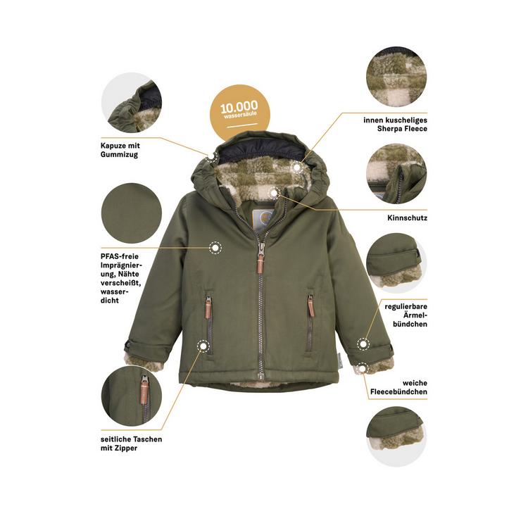 first instinct by killtec first instinct by killtec FIOW 56 MNS JCKT Softshelljacke Kinder - Moos1528 - 4 | SportScheck