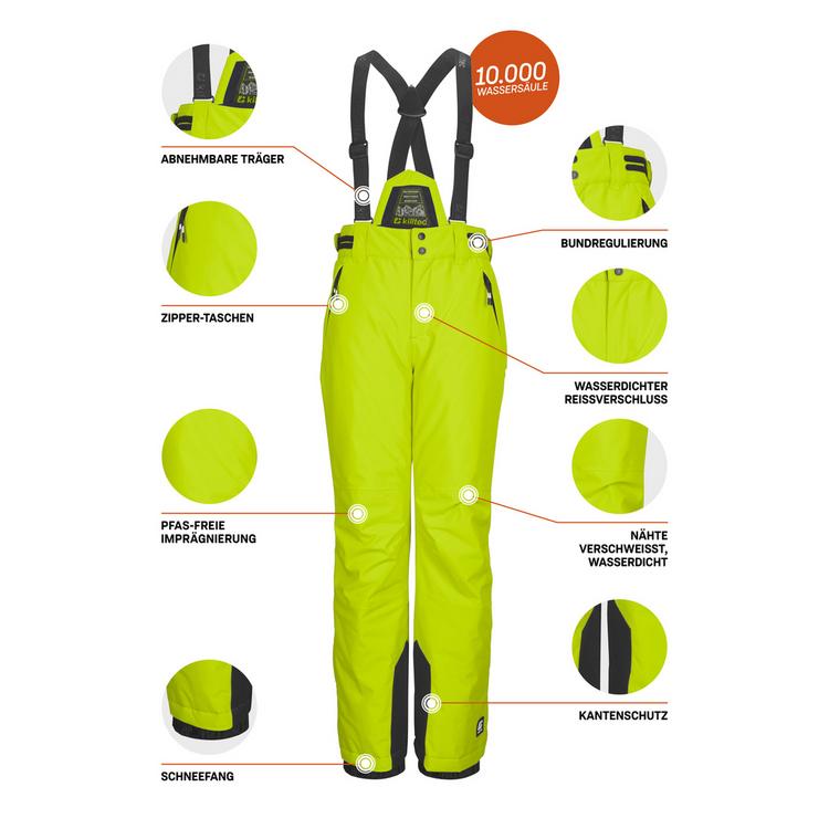 KILLTEC KILLTEC Skihose Kinder - Gelb7017 - 4 | SportScheck
