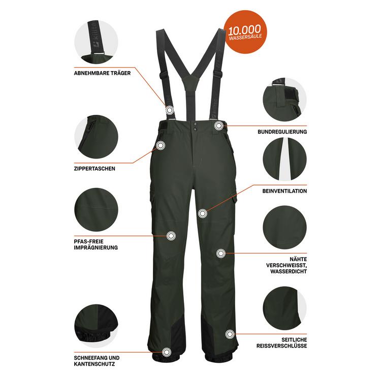 KILLTEC KILLTEC Skihose Herren - Dunkeloliv111 - 3 | SportScheck