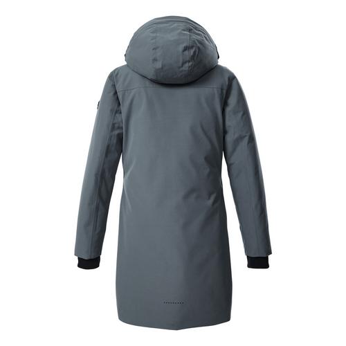 Rückansicht von KILLTEC KOW 236 GRLS PRK Funktionsjacke Kinder Rauchblau
