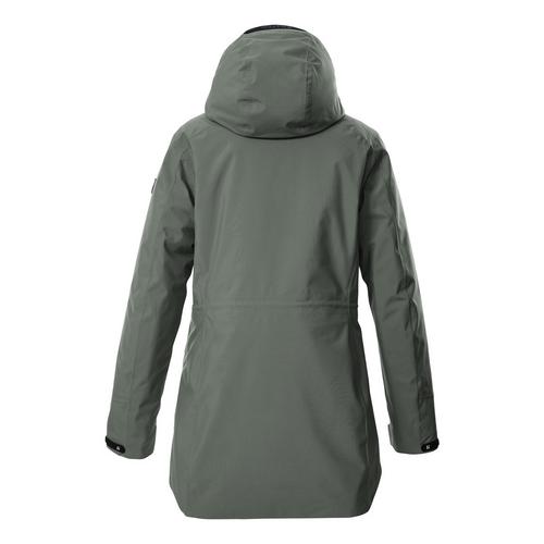 Rückansicht von KILLTEC KOW 19 WMN PRK Funktionsmantel Damen Grün2048