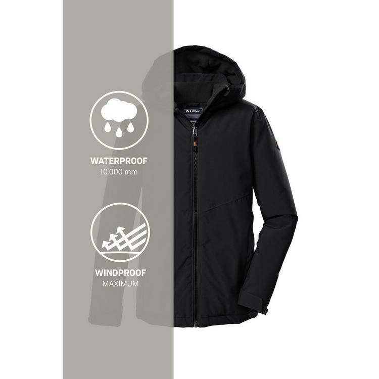 KILLTEC KILLTEC KOW 221 BYS JCKT Softshelljacke Kinder - Schwarz0110 - 4 | SportScheck