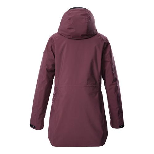 Rückansicht von KILLTEC KOW 19 WMN PRK Funktionsmantel Damen Pflaume441