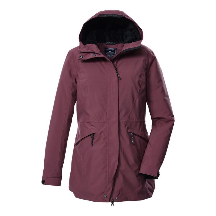 KILLTEC KILLTEC KOW 19 WMN PRK Funktionsmantel Damen - Pflaume441 - 1 | SportScheck