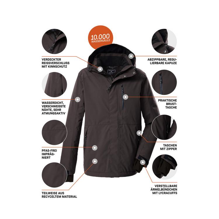 KILLTEC KILLTEC KOW 89 MN JCKT Funktionsjacke Herren - Braun5941 - 3 | SportScheck
