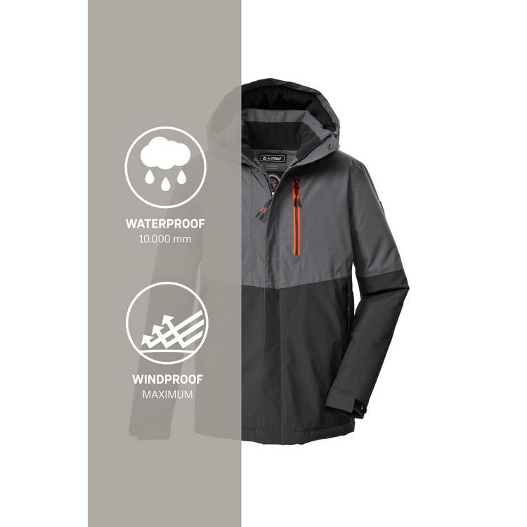 KILLTEC KILLTEC KOW 222 BYS JCKT Softshelljacke Kinder - Grau0618 - 4 | SportScheck