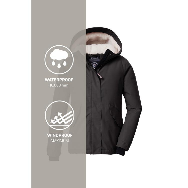 KILLTEC KILLTEC KOW 235 GRLS JCKT Softshelljacke Kinder - Steingrau071 - 5 | SportScheck