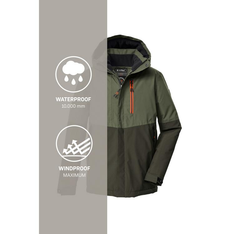 KILLTEC KILLTEC KOW 222 BYS JCKT Softshelljacke Kinder - Oliv101 - 5 | SportScheck