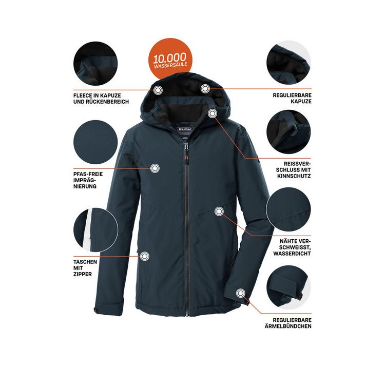 KILLTEC KILLTEC KOW 221 BYS JCKT Softshelljacke Kinder - Blau3023 - 3 | SportScheck