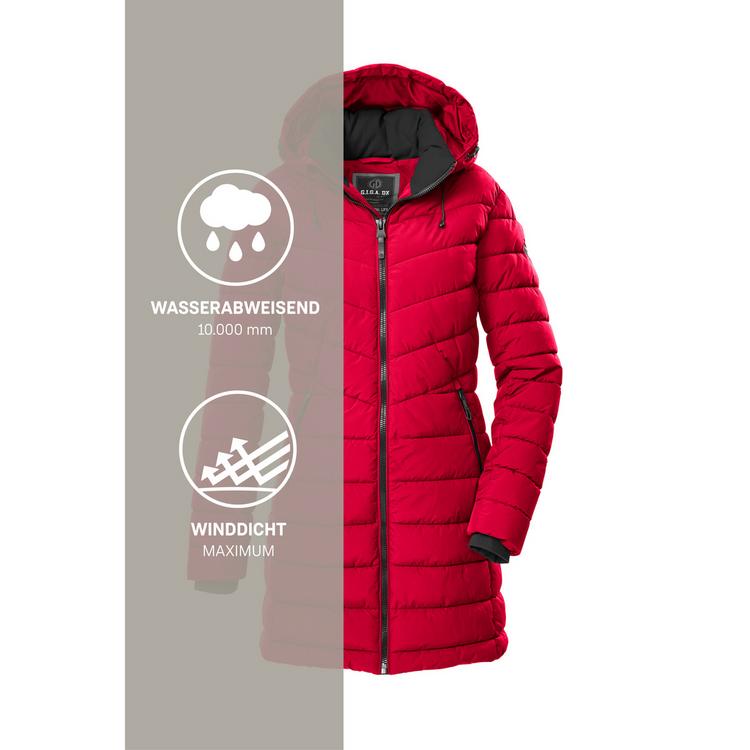 G.I.G.A. DX by killtec G.I.G.A. DX by killtec GW 74 WMN QLTD PRK Funktionsmantel Damen - Dunkelrot - 4 | SportScheck