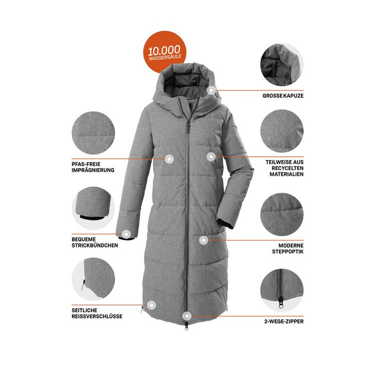 G.I.G.A. DX by killtec G.I.G.A. DX by killtec GW 17 WMN QLTD CT Funktionsmantel Damen - Grau0612 - 4 | SportScheck