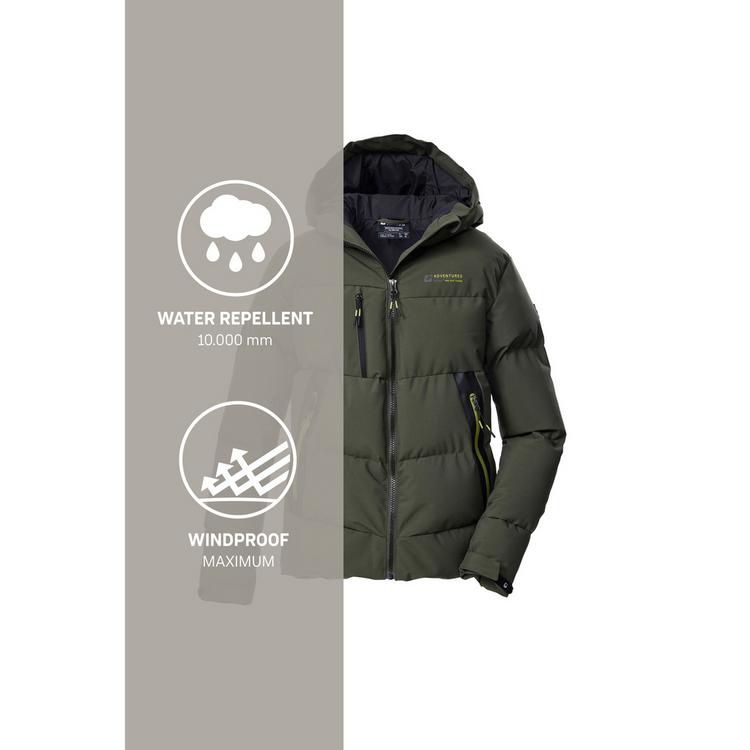 KILLTEC KILLTEC KOW 239 BYS QLTD JCKT Softshelljacke Kinder - Dunkeloliv111 - 4 | SportScheck
