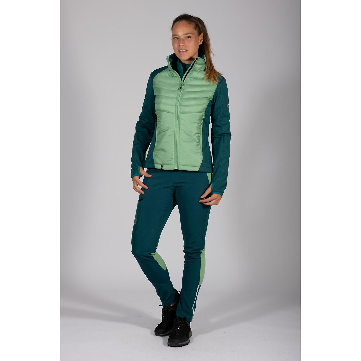 Maul Sport F&uuml;gen Ultra - Hybrid Thermojac Softshelljacke Damen - Khaki1614