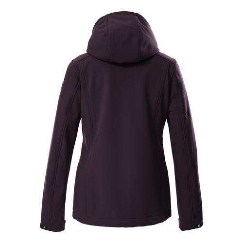 Rückansicht von KILLTEC KOW 8 WMN SFTSHLL JCKT Softshelljacke Damen Pflaume