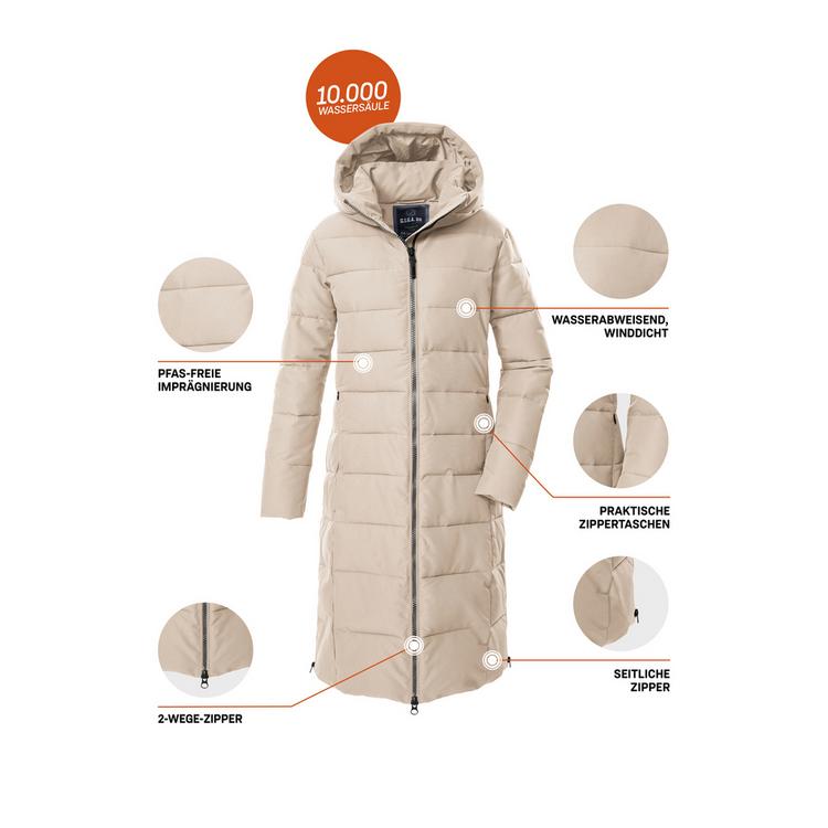G.I.G.A. DX by killtec G.I.G.A. DX by killtec GW 88 WMN QLTD CT Funktionsmantel Damen - Beige8017 - 4 | SportScheck