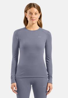 Rückansicht von Odlo ACTIVE WARM ECO UNI HERITAGE Wäscheset Damen folkstone gray(10838)