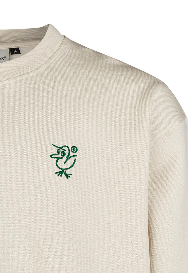 Cleptomanicx Cleptomanicx Sketch Gull Longsweat Herren - Raw Undyed - 1 | SportScheck